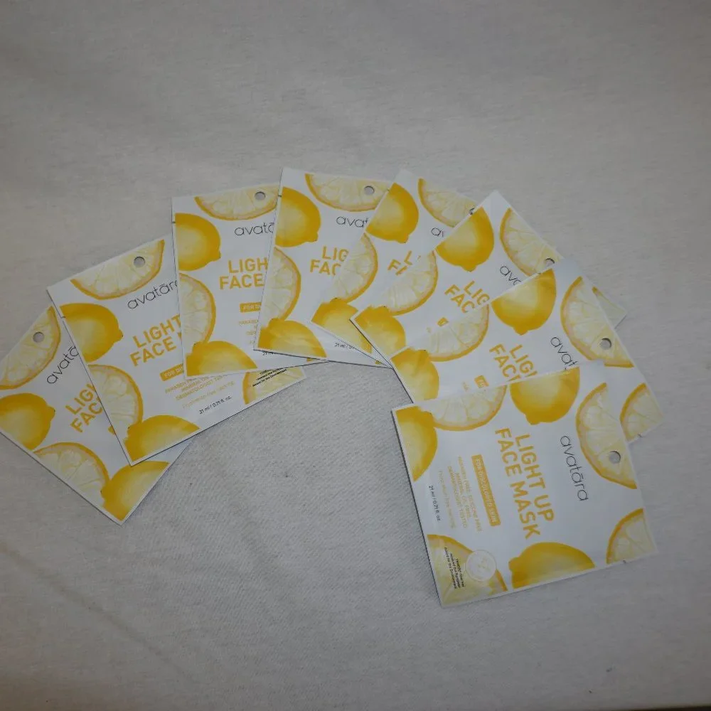 8 AVATARA Light up face Mask Sealed facial brightening sheet masks